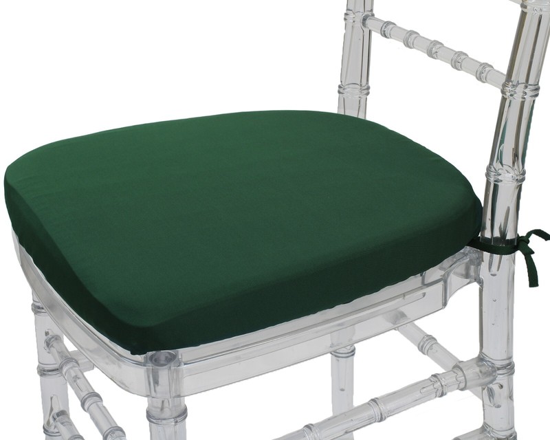 Spandex Chiavari Pad Covers - Stretch Fitted Chiavari Chair Seat Cushion Covers gallery