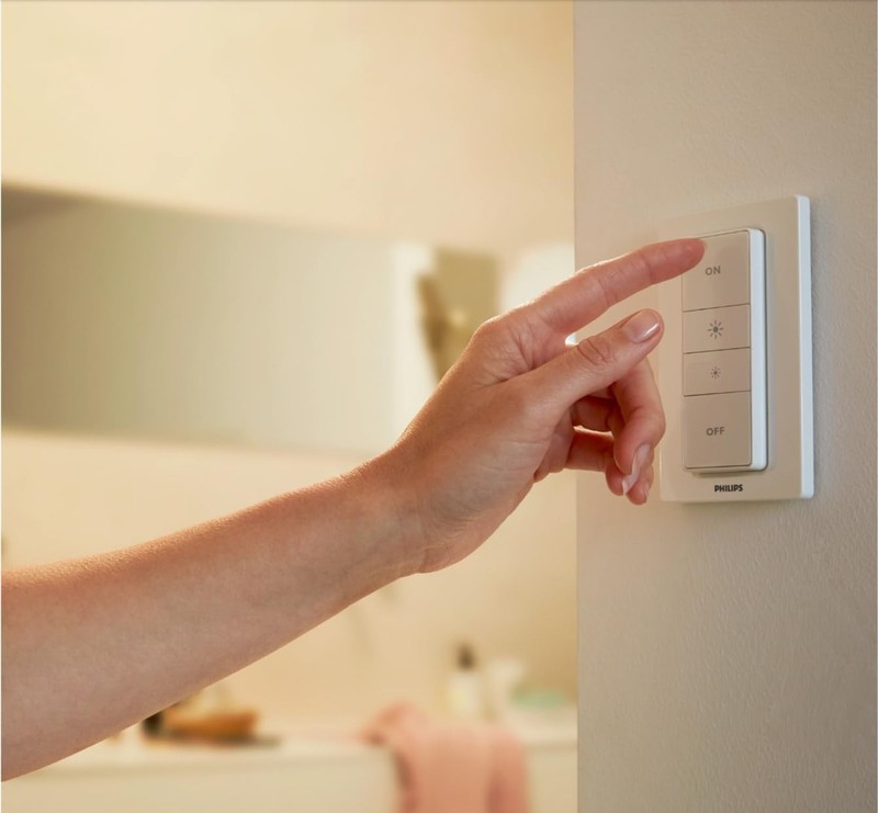 Philips Hue Wireless Dimmer Switch + Remote 473371 Battery Powered Works w/ Hub gallery