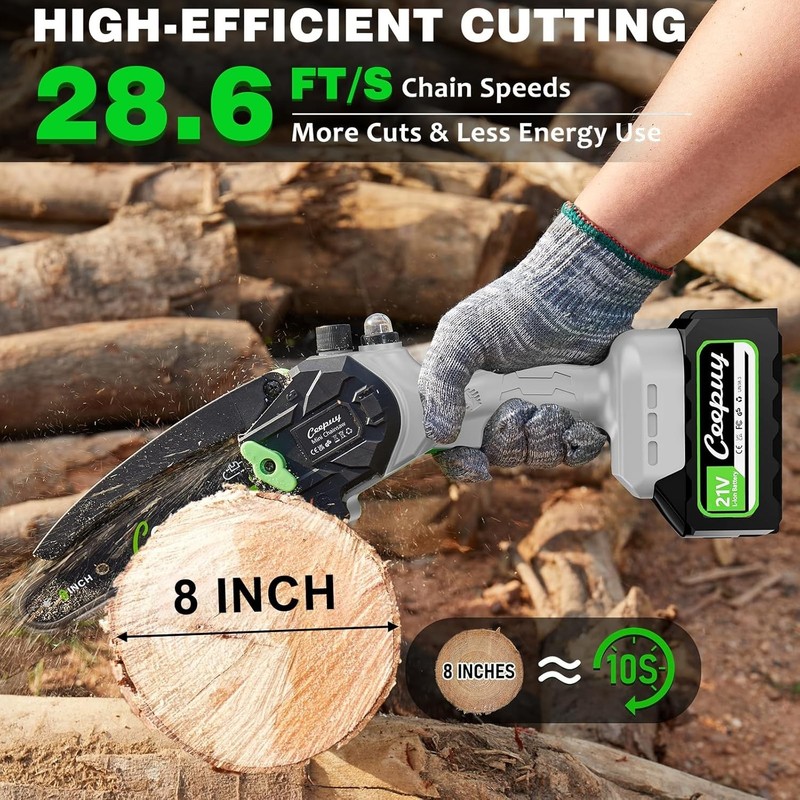 Compact Electric Chain Saw with Security Lock gallery