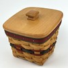 Longaberger Finders Keepers Basket Set 1998 | Signed Fathers Day Basket (12777) gallery