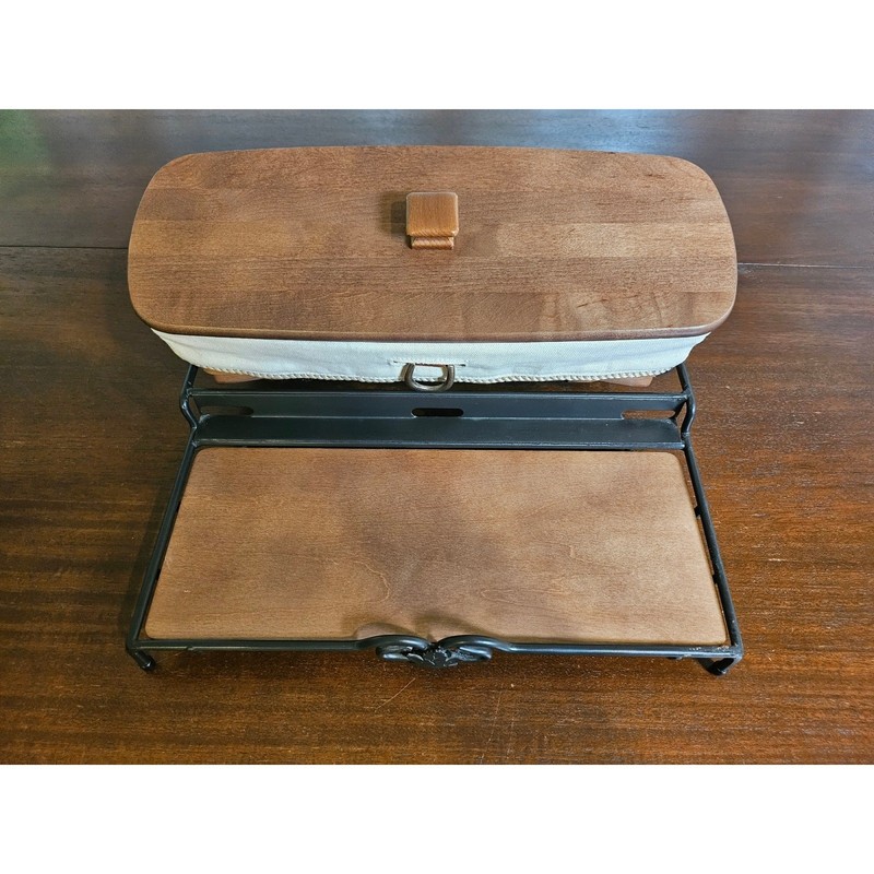 Longaberger Sort & Store Mail Basket Combo W Wrought Iron Docking Station Stand gallery