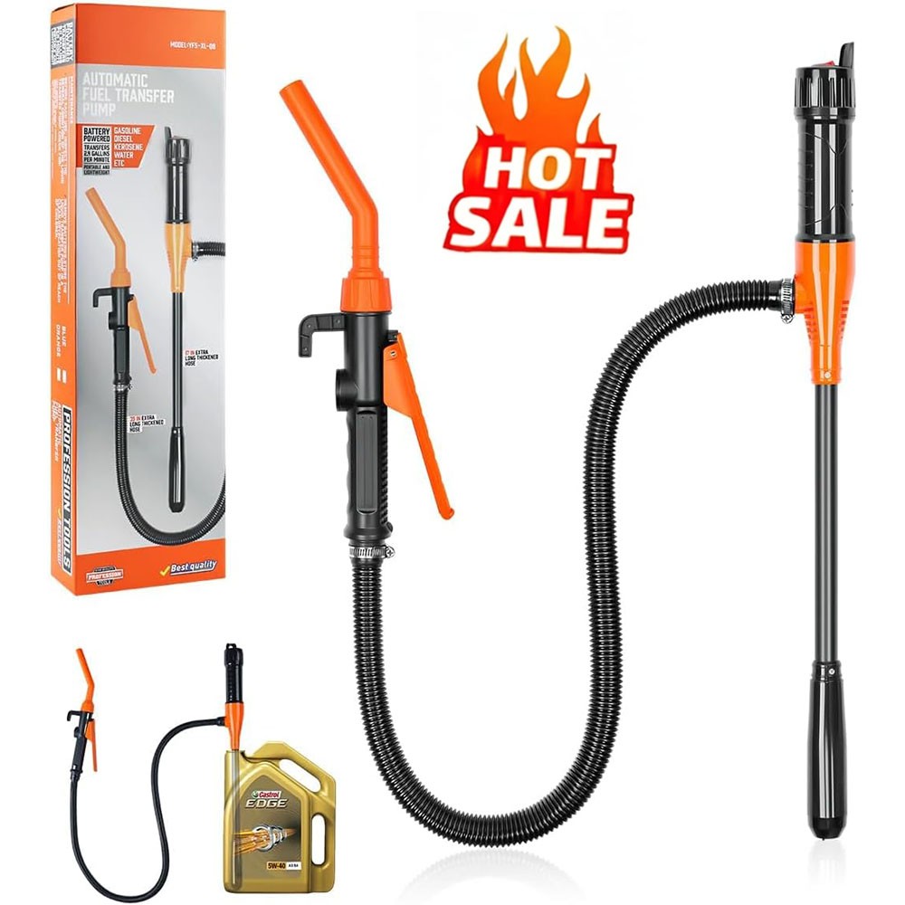 New Battery Powered Electric Fuel Transfer Pump Portable Gas Oil Liquid Pump gallery