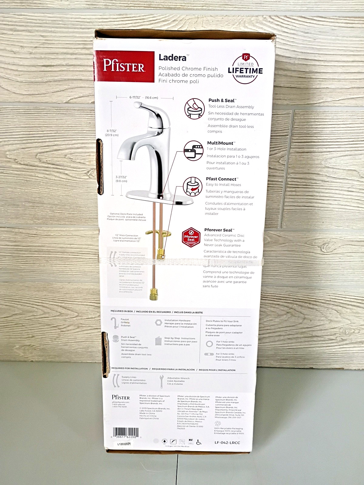 Pfister Ladera Single Handle Single Hole Bathroom Faucet in Polished Chrome gallery