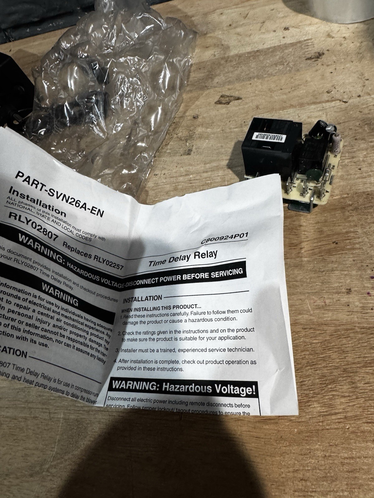 RLY2807 RLY02807 Trane American Standard Replacement Time Delay Relay New gallery
