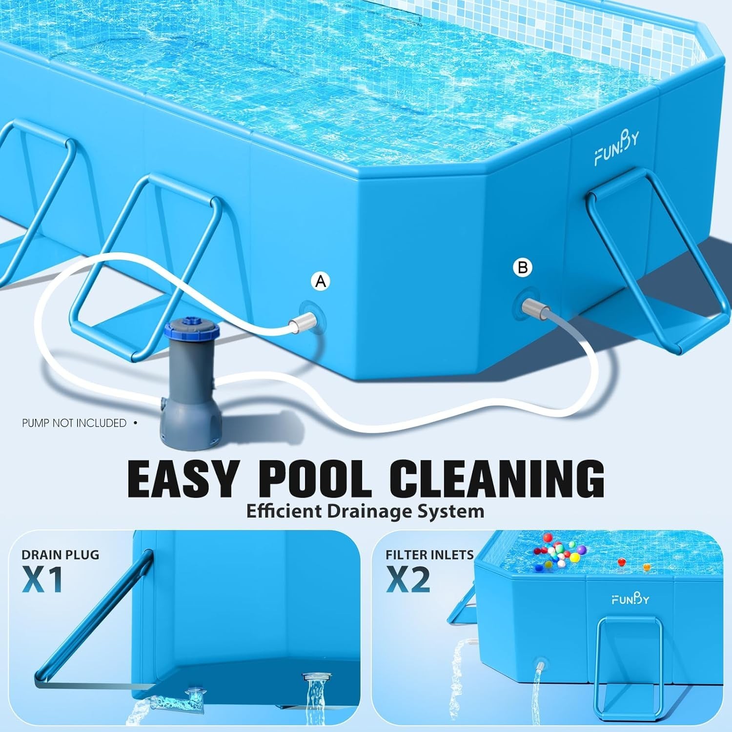 Large Foldable Pool, Foldable Swimming Pool, Large Foldable Pool for Adults, Non gallery