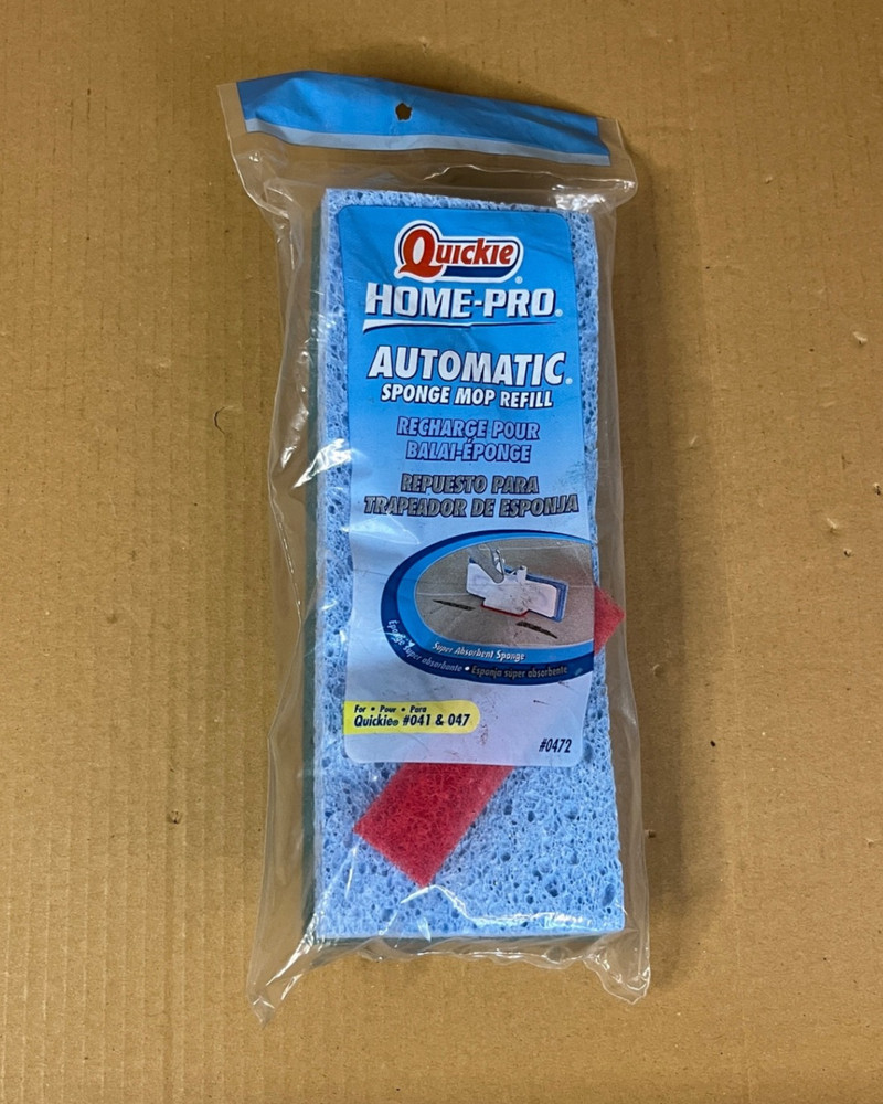 Quickie Home Pro Automatic Sponge Mop Refill #0472 For #041 #047
