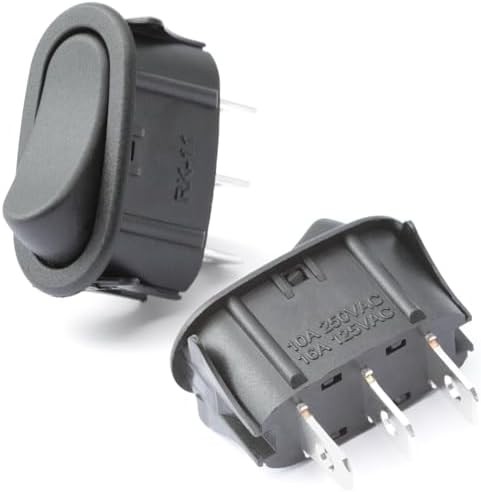2 Pack SR561117 Range Hood Rocker Switch 3 Pin Replacement for Broan for Nutone gallery