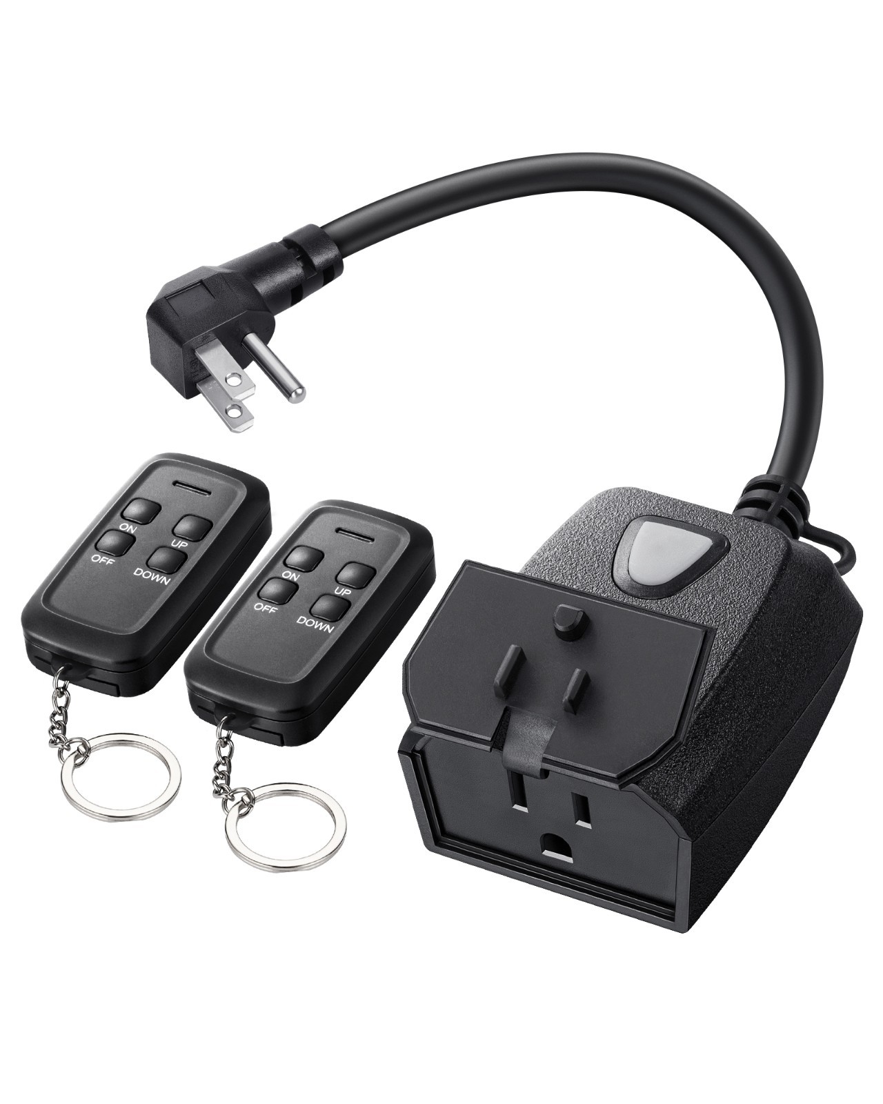 DEWENWILS Waterproof Outdoor Dimmer Plug, Remote Control, for Patio & Garden gallery