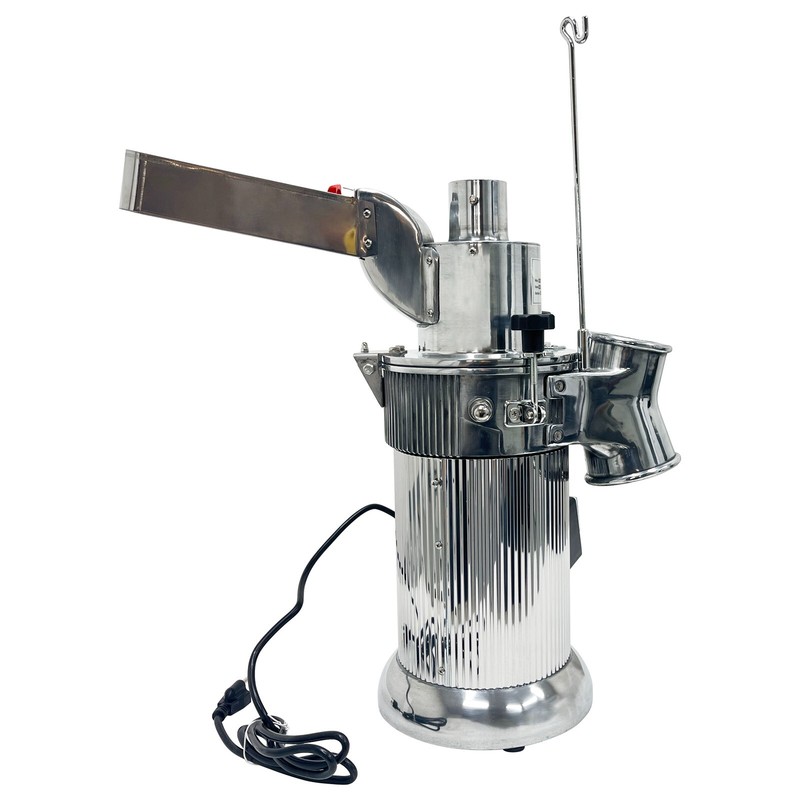 110V Automatic Desk-Top Continuous Hammer Mill Grinder Pulverizer 20kg/h gallery