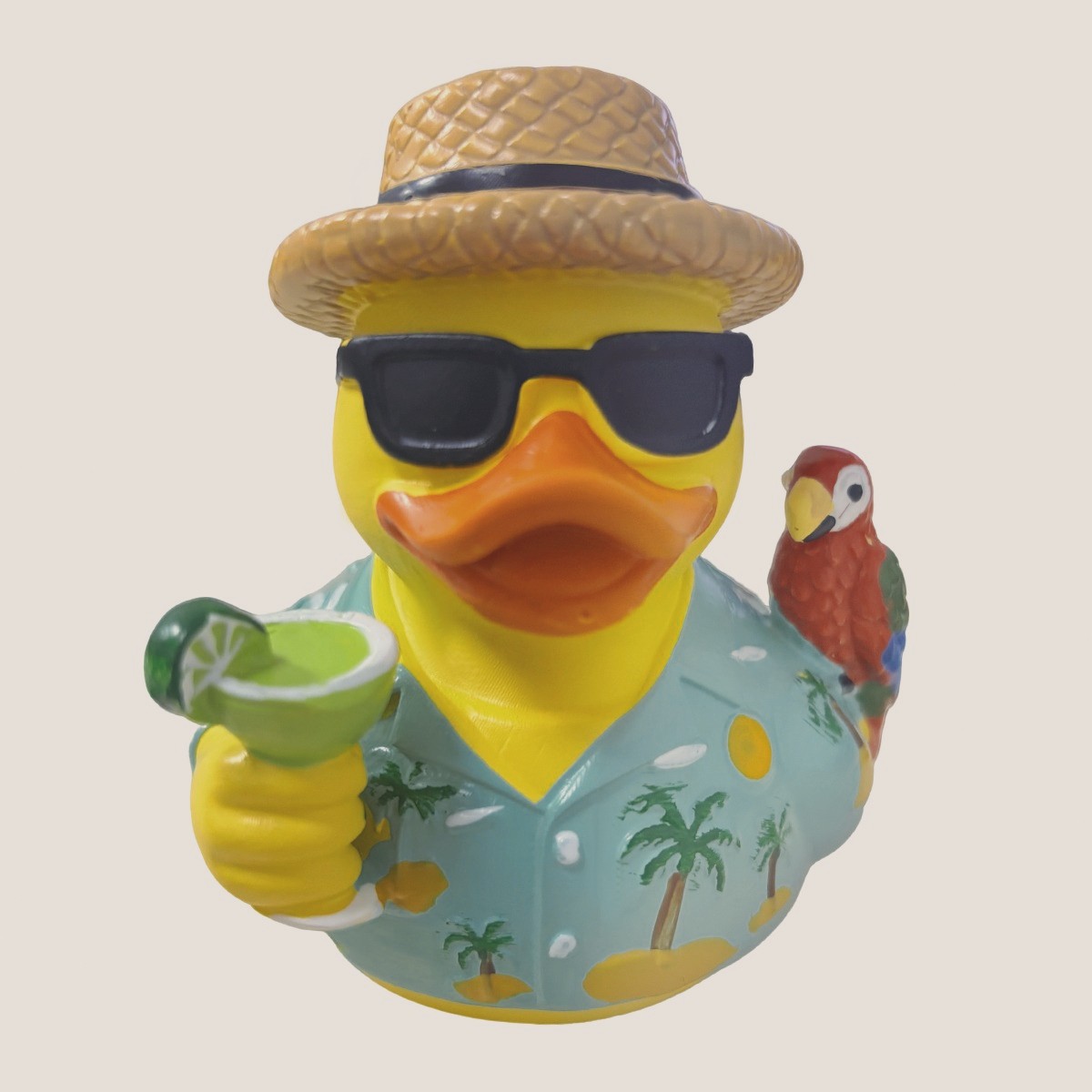 Margaritaville Rubber Duck Style Resin Collectible High Quality Decor Parrot gallery