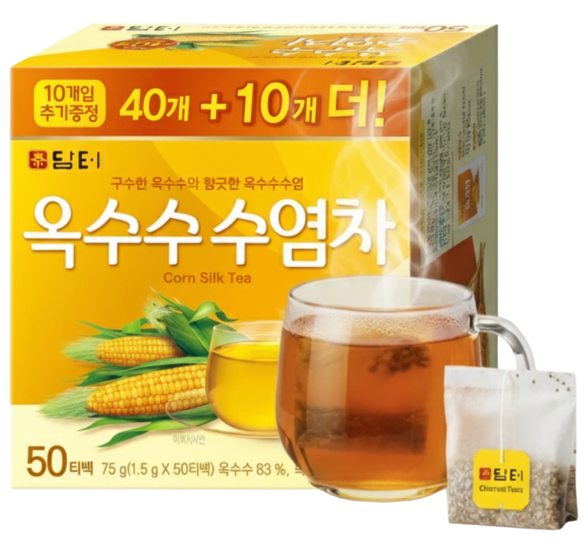 Damtuh Korean Corn Silk Tea 옥수수 수염차 - Caffeine Free Nutty Herbal Tea Bags gallery