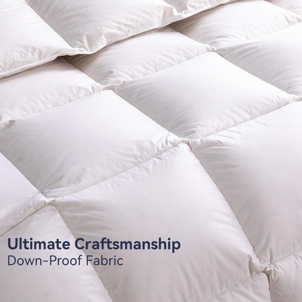 Goose Feather Down Comforter/Topper/Cover (King Size) gallery