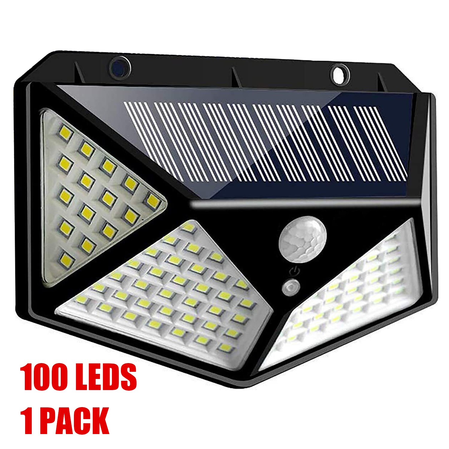 12x Solar Power 100LED Light PIR Motion Sensor Outdoor Security Lamp Wall Garden gallery