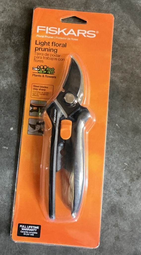 New Sealed Fiskars Floral Pruner w/Stem Stripper (Model 9926) gallery