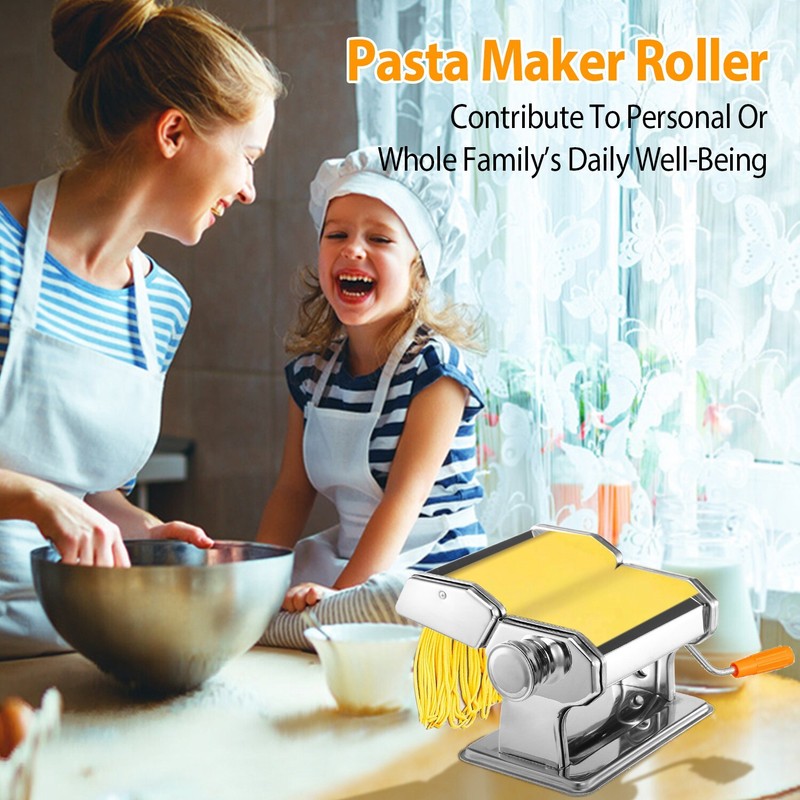 Pasta Maker Machine Roller Cutter Noodle Makers for Spaghetti/Ravioli/Fettuccine gallery