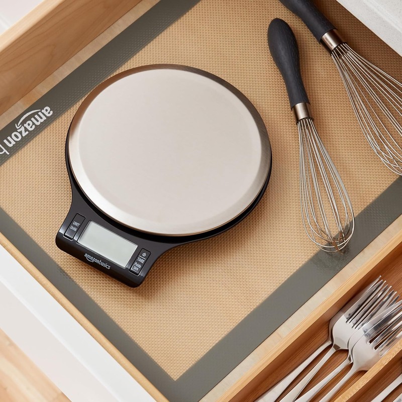 Stainless Steel Digital Kitchen Scale with LCD Display Weighs up to 11 Pounds gallery