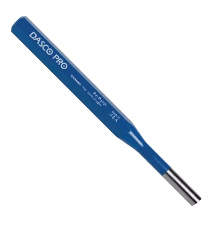 Dasco Pro 584-0 3/16 in. Point Carbon Heat-Treat Steel Pin Punch 5-1/2 L in 🆓📦 gallery