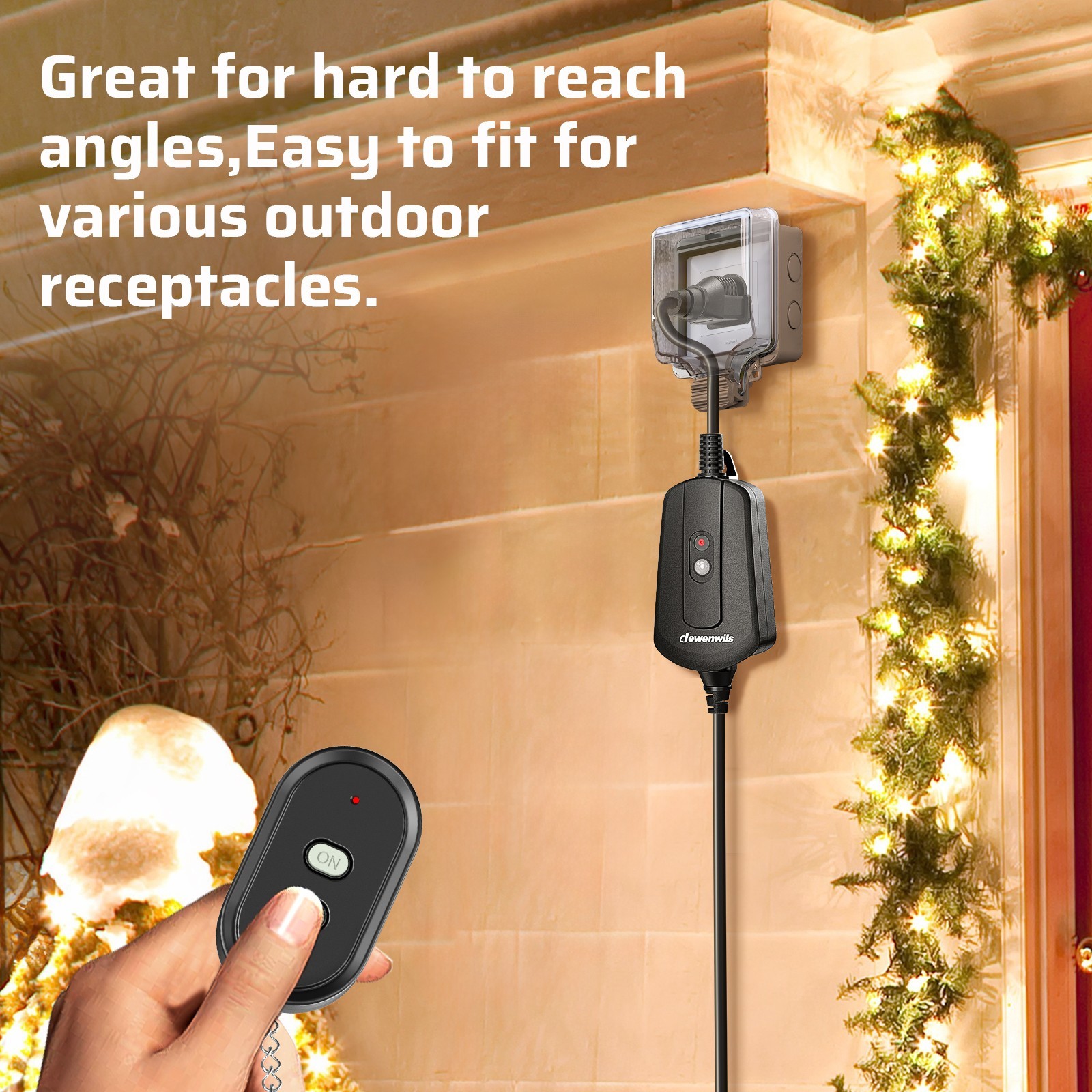 DEWENWILS Remote Control Outlet Wireless Remote Controlled Light Switch Plug gallery