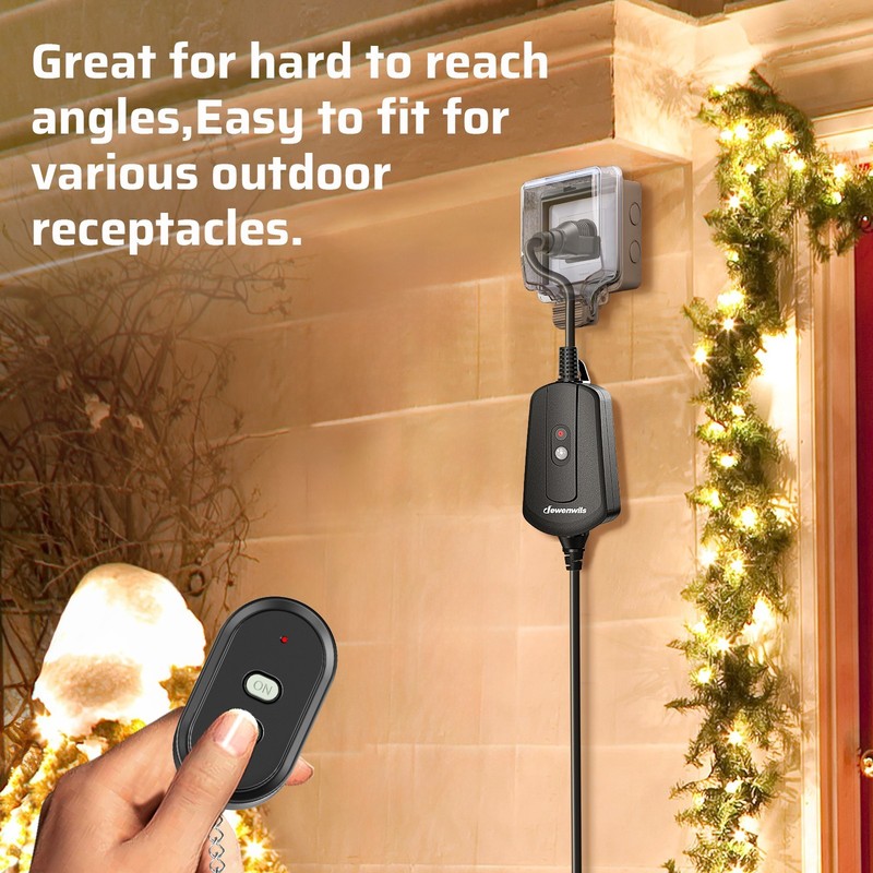 DEWENWILS Remote Control Outlet Wireless Remote Controlled Light Switch Plug gallery