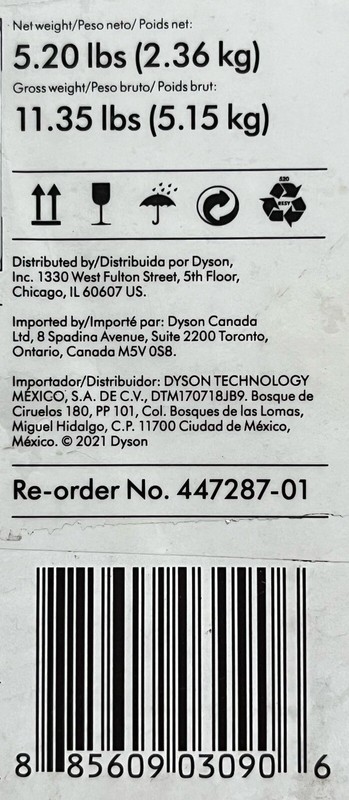 Dyson V12 Detect Slim Absolute Cordless Vacuum Cleaner w/TRUE HEPA Filter New! gallery