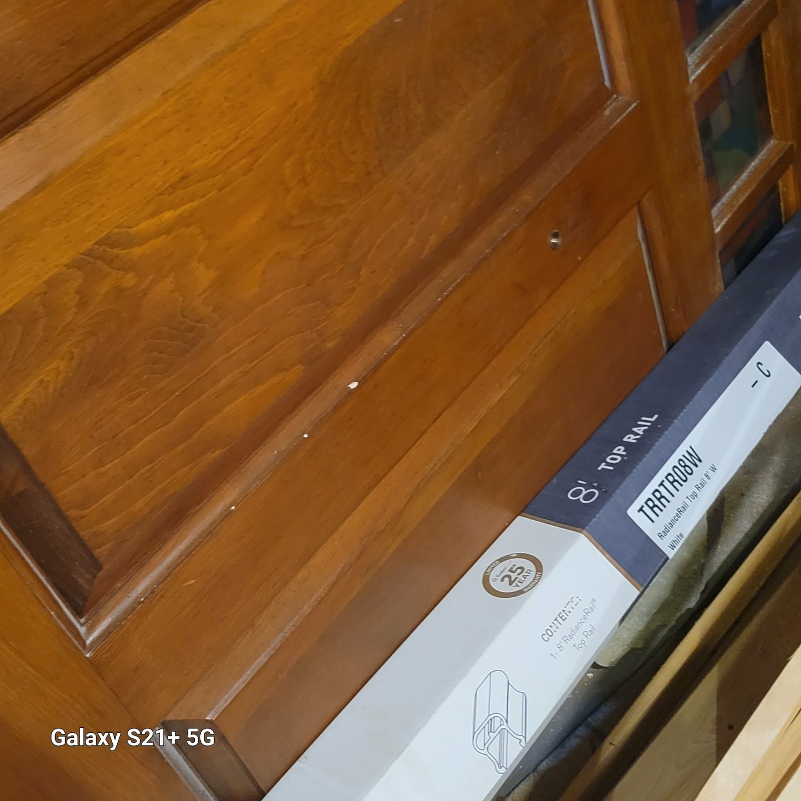 over sized pine solid wood door on hinges. gallery
