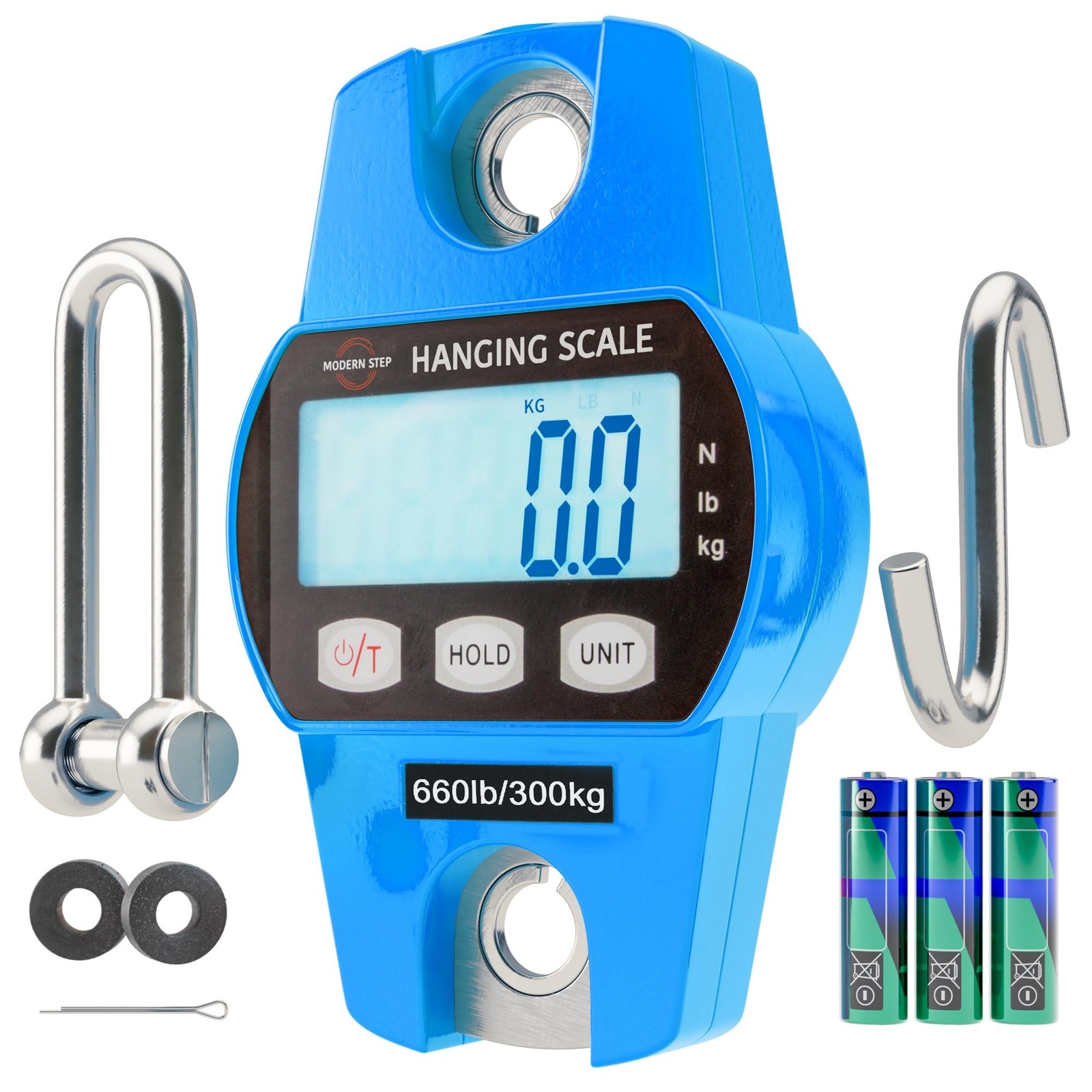 Digital Hanging Scale 660 LB 300 KG - Professional Heavy Duty Waterproof Fish... gallery