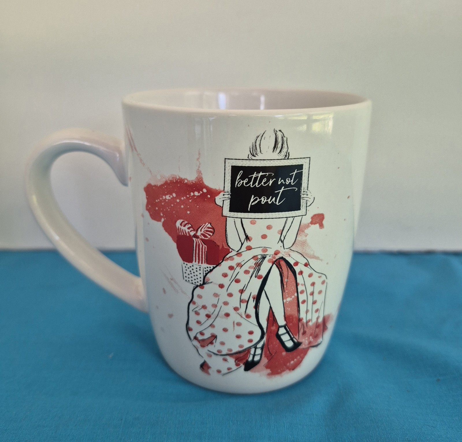 Better Not Pout Mug Coffee Tea Stoneware Certified International Kitchen gallery