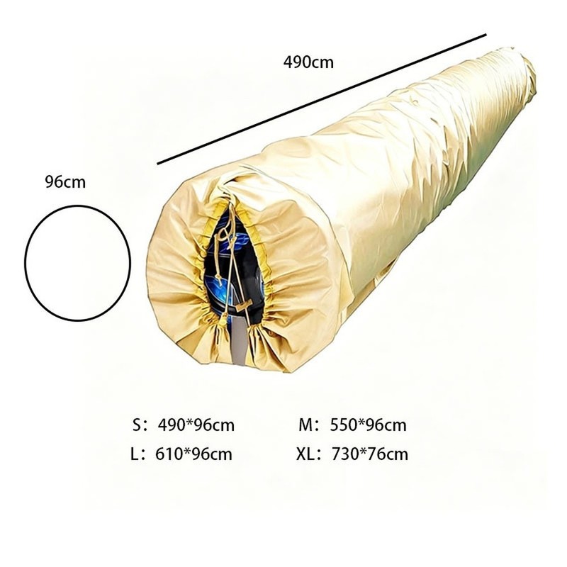 Pool Cover Silver Coated 190T Polyester Taffeta Roll Up for Outdoor Pools gallery
