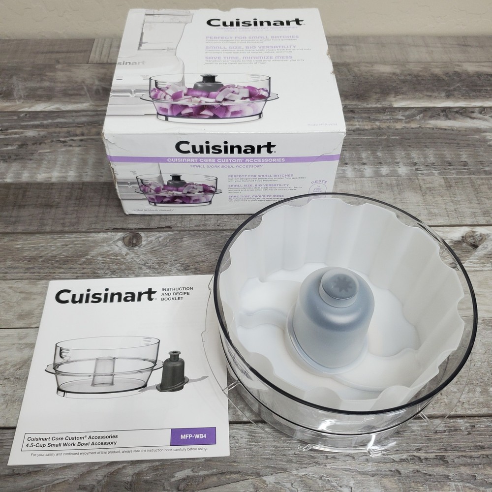Cuisinart Core Elements 4-Cup Work Bowl w/S-Blade for FP-110 & FP-130