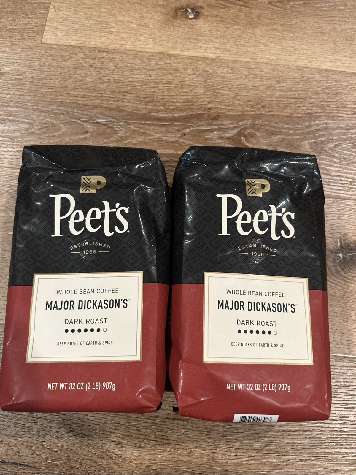 4 Pounds Peet’s Major Dickason’s Blend Dark Roast Whole Beans gallery