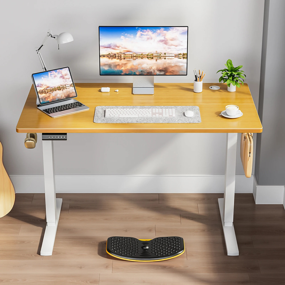 Electric Adjustable Height Standing Computer Desk Ergonomic Sit Stand Up Down