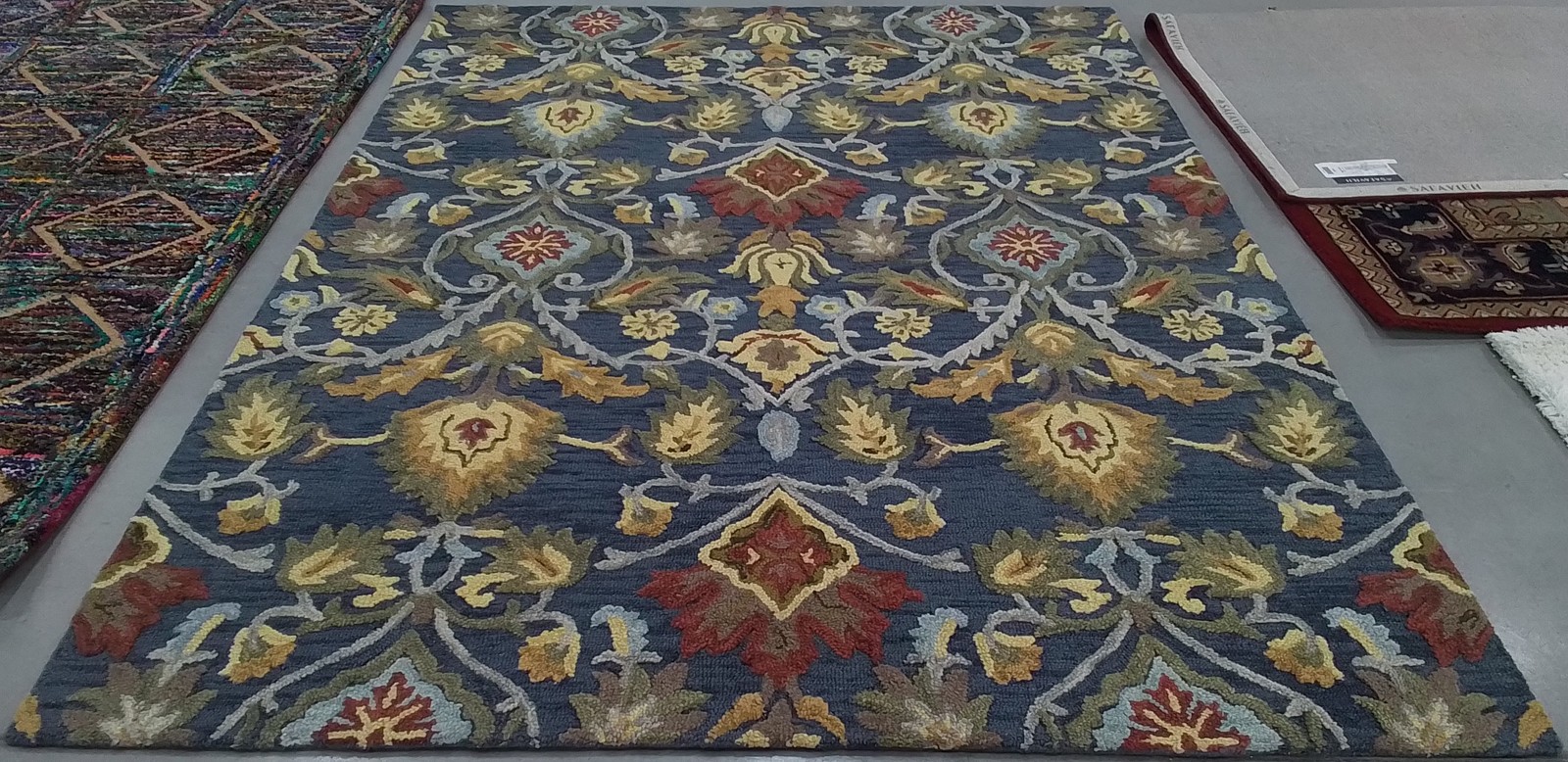 NAVY / MULTI 8'-0" x 10'-0" Flaw in Rug, Reduced Price 1172786051 BLM402A-8 gallery