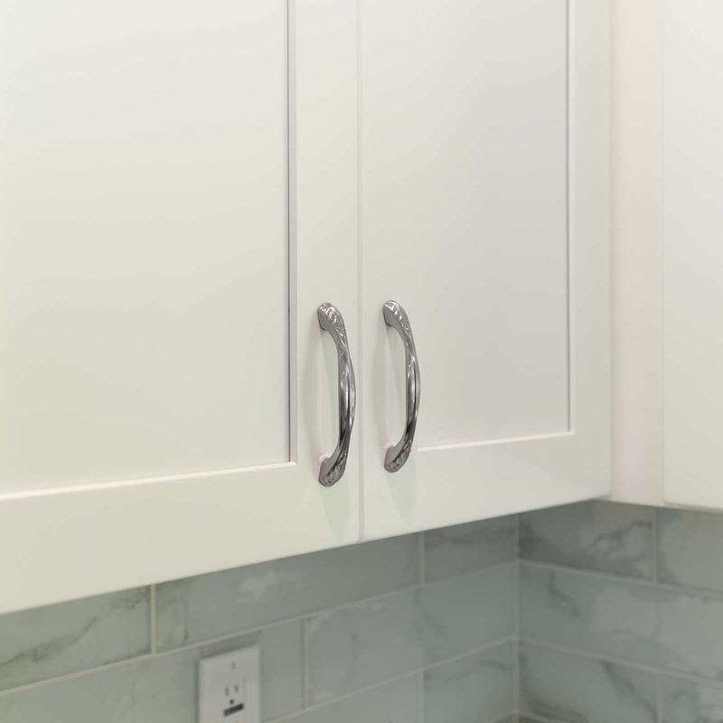 Traditional Bath Kitchen Cabinet Pulls Handles Brushed Nickel Drawer Hardware gallery