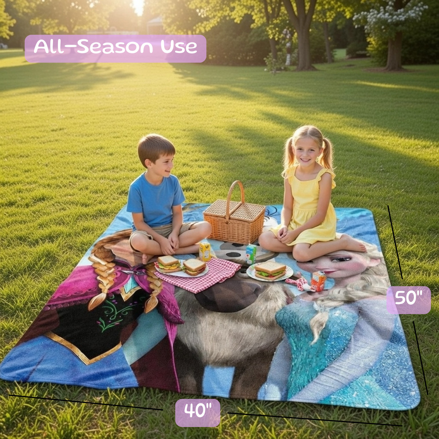Premium Disney Frozen Blanket - Extra Warm and Soft - 7 Unique Designs - PLUSH gallery