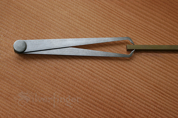 CALIPER Measuring Tool 150mm Stainless Steel Inside Calipers Straight Leg Clay gallery