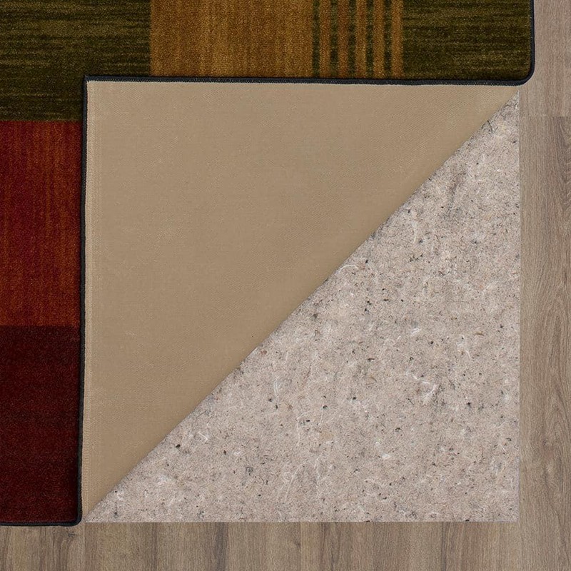 Geometric Area Rug Multi-Colored Nylon Non-Skid Latex Backing 6 ft. x 9 ft. gallery