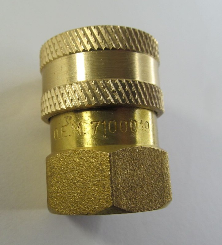 2-PACK POWER WASHER BRASS QUICK CONNECT COUPLERS 3/8 OEM FOR SIMPSON/DEWALT++ gallery