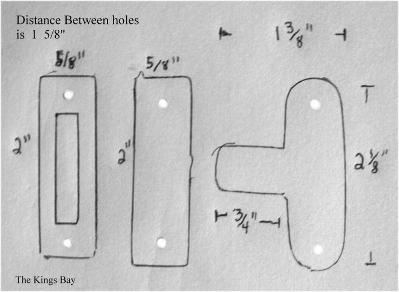 Flat Handle Window Casement Latch Set in Polished Brass gallery