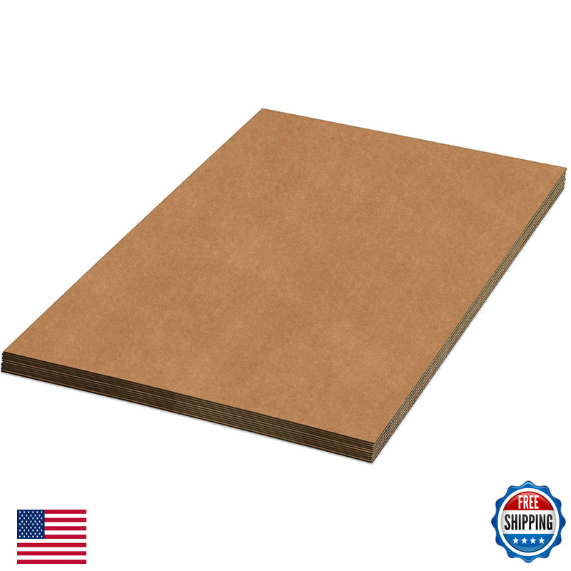 Box Usa Usa Aviditi Cardboard Sheets 18L X 12W 50-Pack Corrugated Sheets For gallery