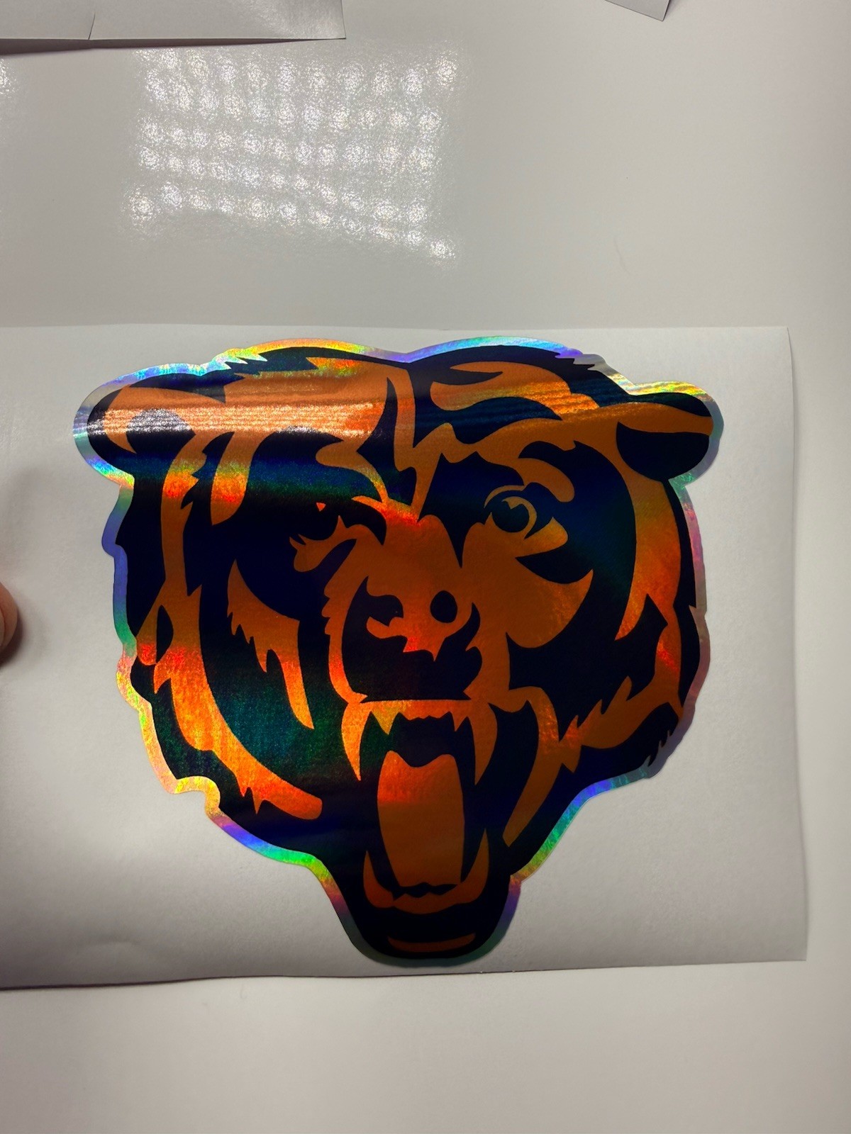 Chicago Bears Holographic Vinyl Decal gallery