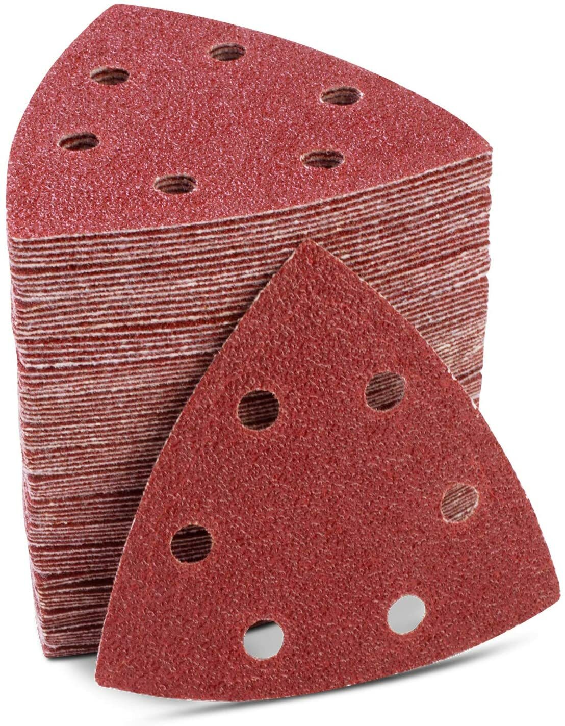 100×Triangle Sandpaper Sanding Pads Hook and LoopPalm for Oscillating Multi Tool gallery