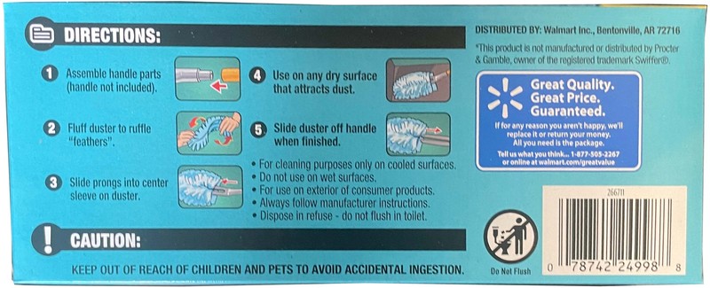 Great Value Duster Refills, 12 Ct 4 Pack - Compatible with Swiffer Dusters gallery