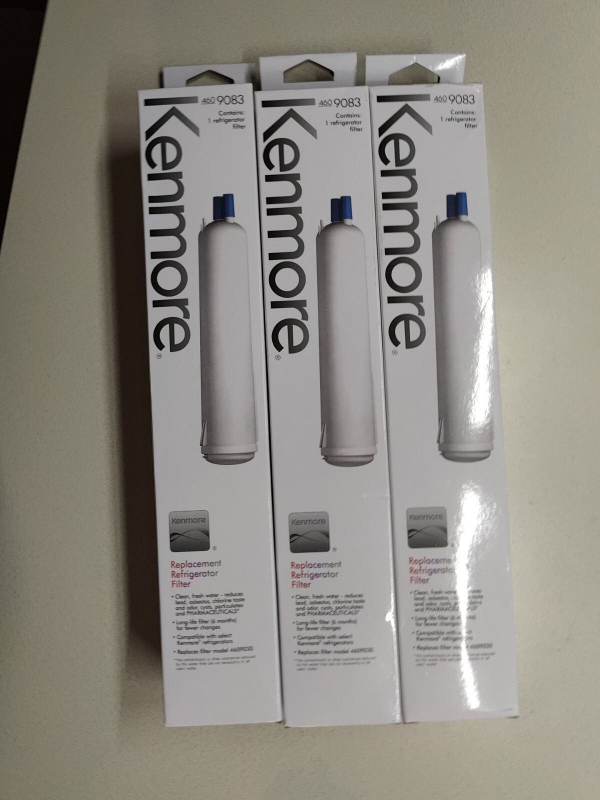Lot Of 3 Kenmore 46-9083 Replacement Refrigerator Water Filter gallery