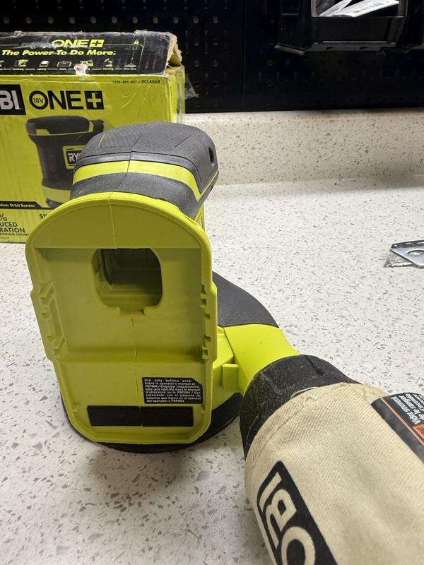 Ryobi PCL406B 18V Cordless 5" Random Orbit Sander (Tool Only) gallery