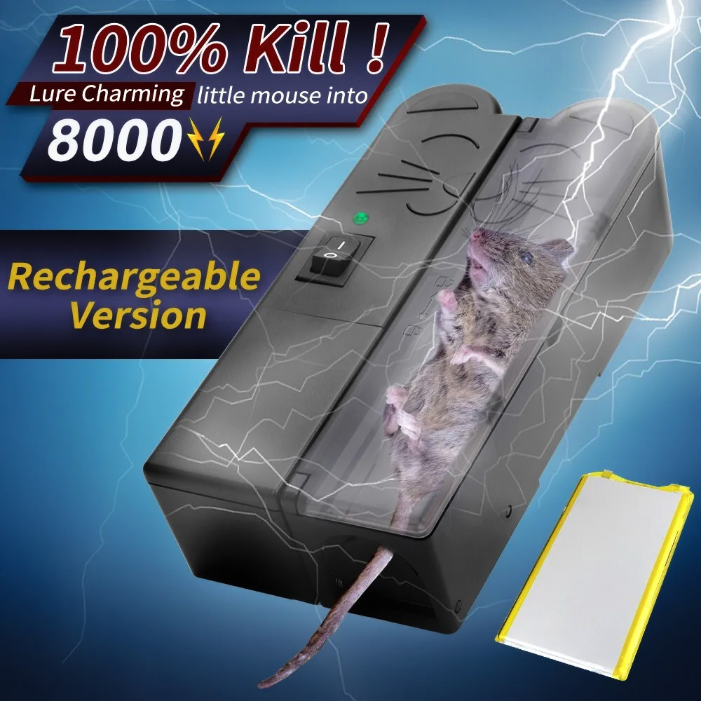 Electronic Mouse Trap Victor Control Rat Mice Killer Pest Electric Rodent Zapper gallery