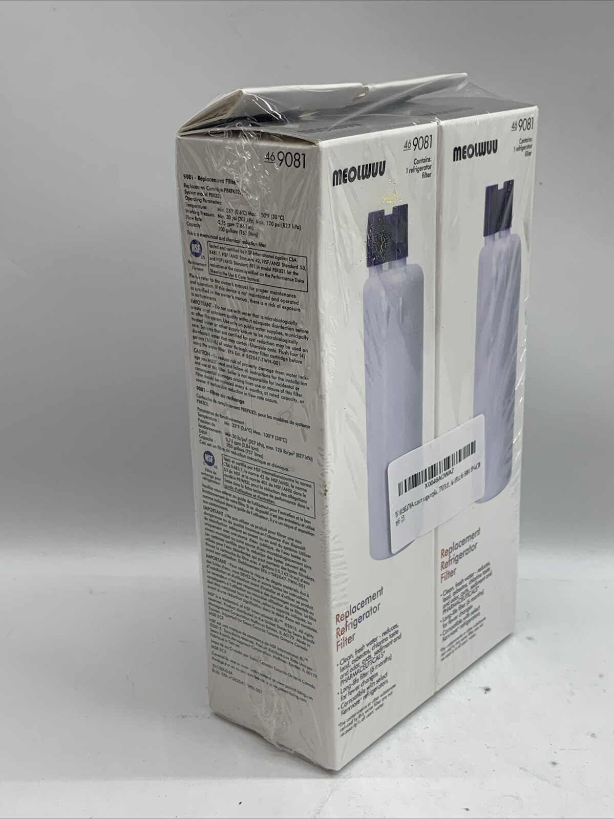 MEOLWVV For 46-9081 ReplacementRefrigerator & Water Filter 9081 Sealed - 2 Pack gallery