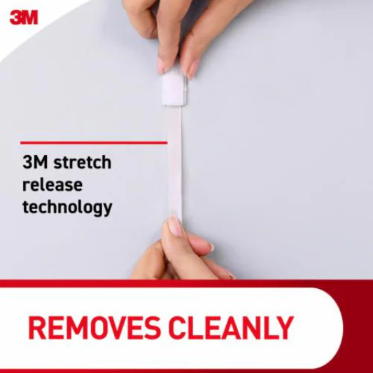 3M Command Refill Strips, Small, Mini, White Foam, 24 Replacement Strips | NEW gallery