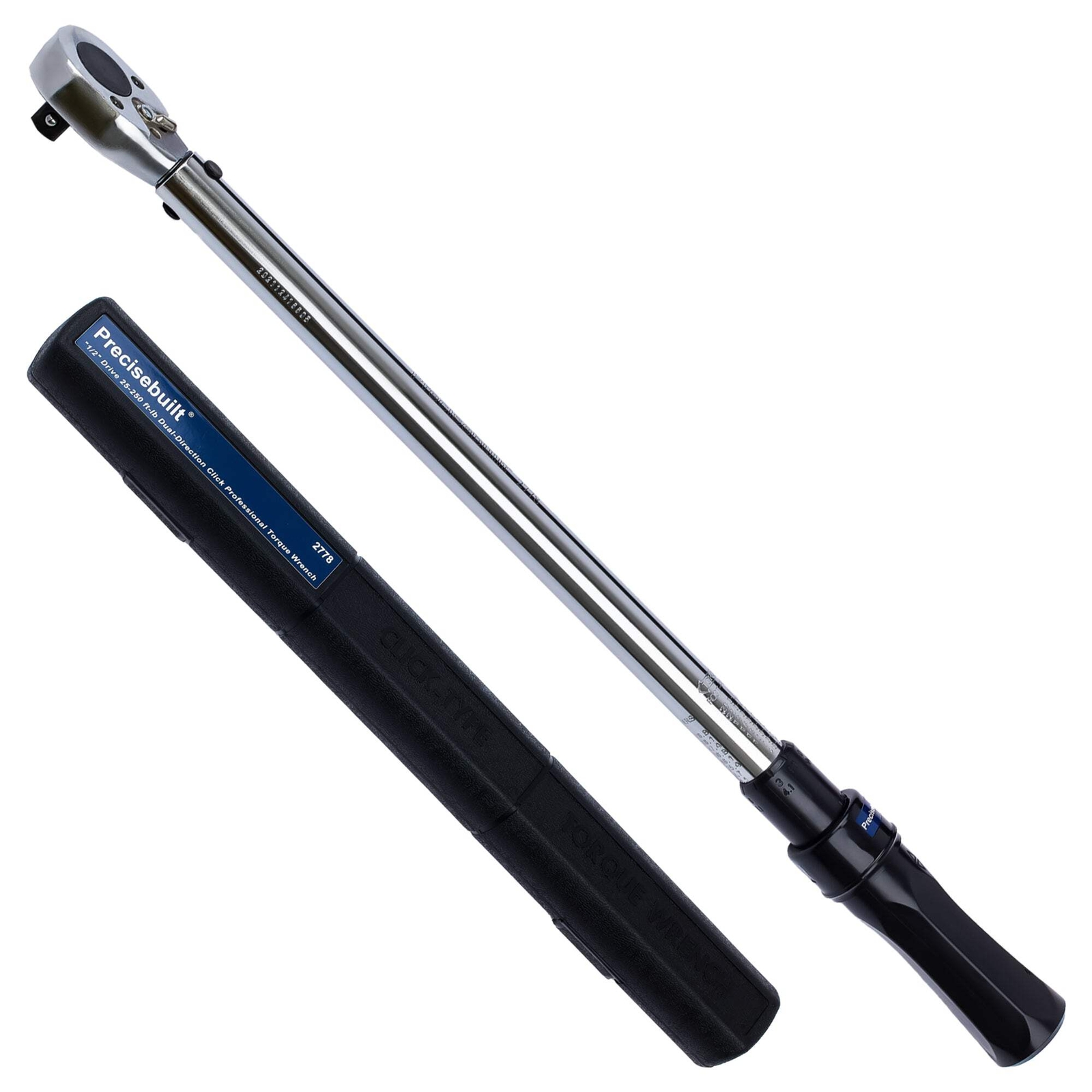 Precisebuilt 1/2" Drive 25-250 ft-lb (Nm) Dual-Direction Click Pro Torque Wrench gallery