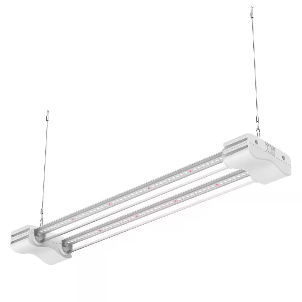 2 Ft. LED Grow Light Full Spectrum 5000K Daylight and 660Nm Red Linkable Indoor gallery