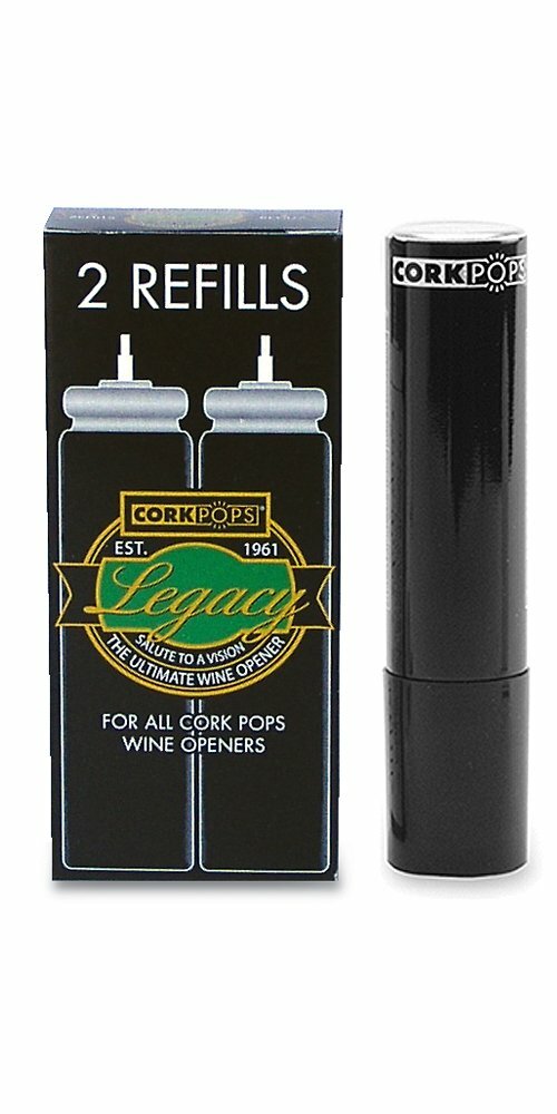 Cork Pops Refill Cartridges, 2-Pack